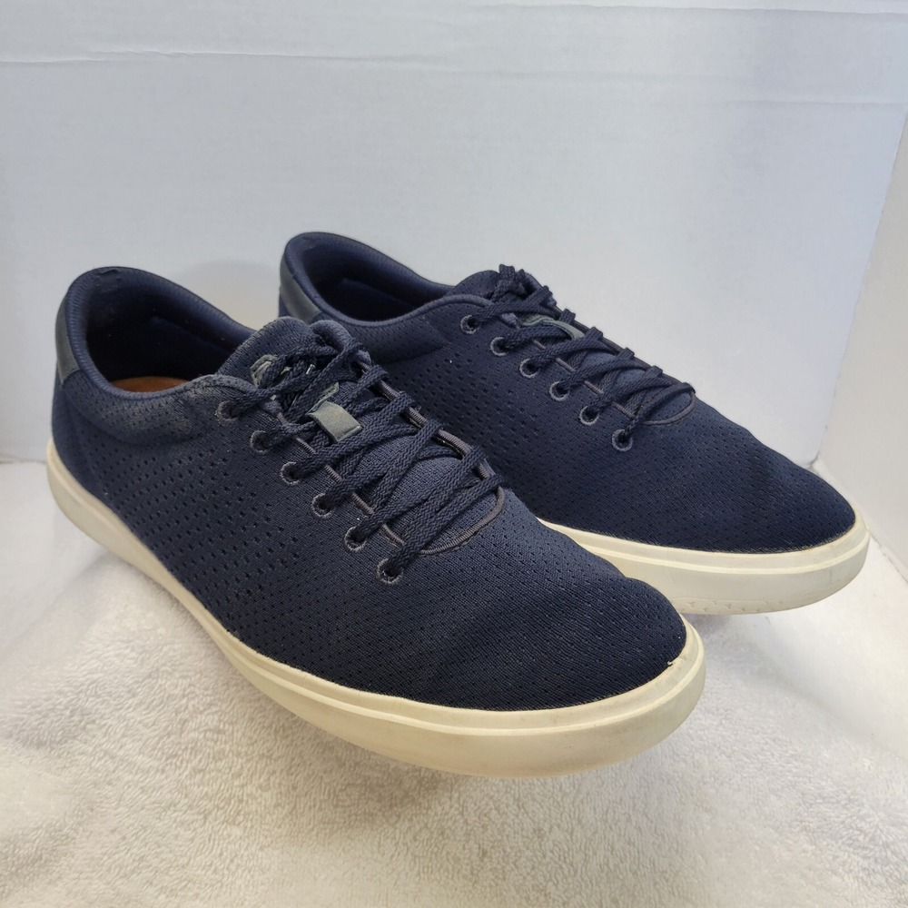 Cuater By Travis Mathew Phenom All Day AMS 095 Navy Knit Mens Size 11.5 Golf